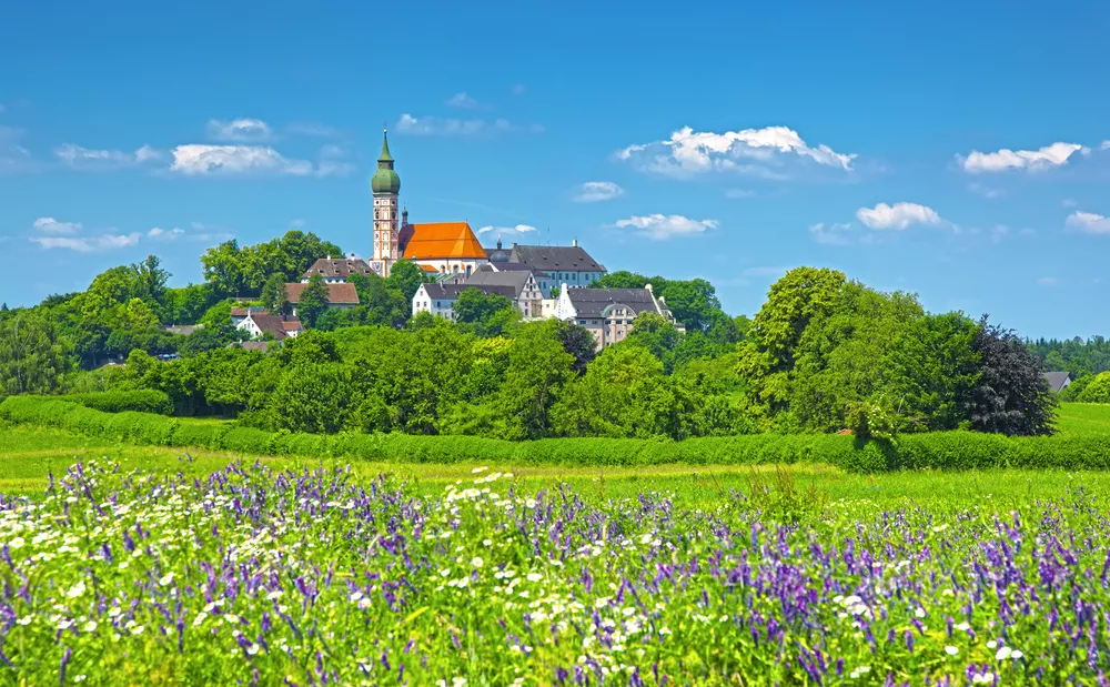 De kloosterbrouwerij in Andechs